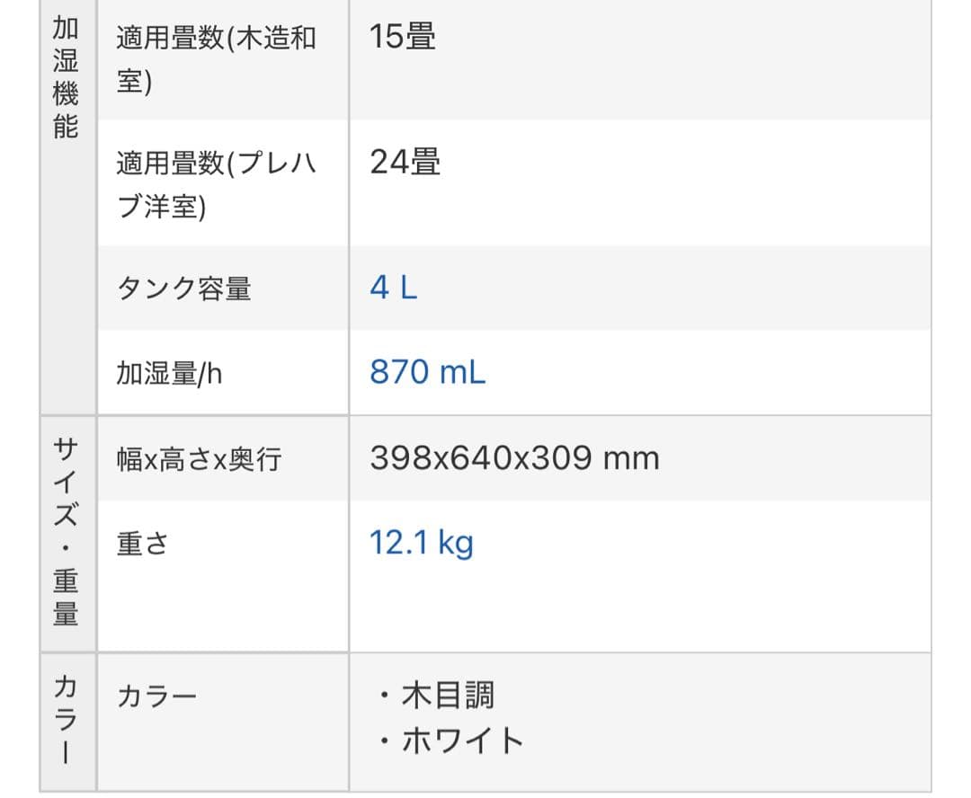 Panasonic F-VXM90空気清浄機