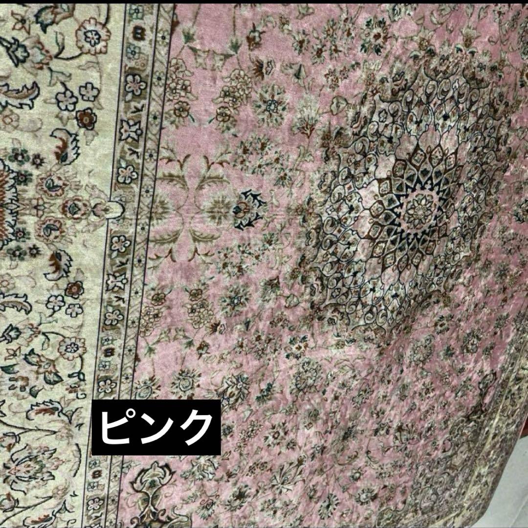 新品　ペルシャ風柄プリントラグ 140×200cm ポリエステル製