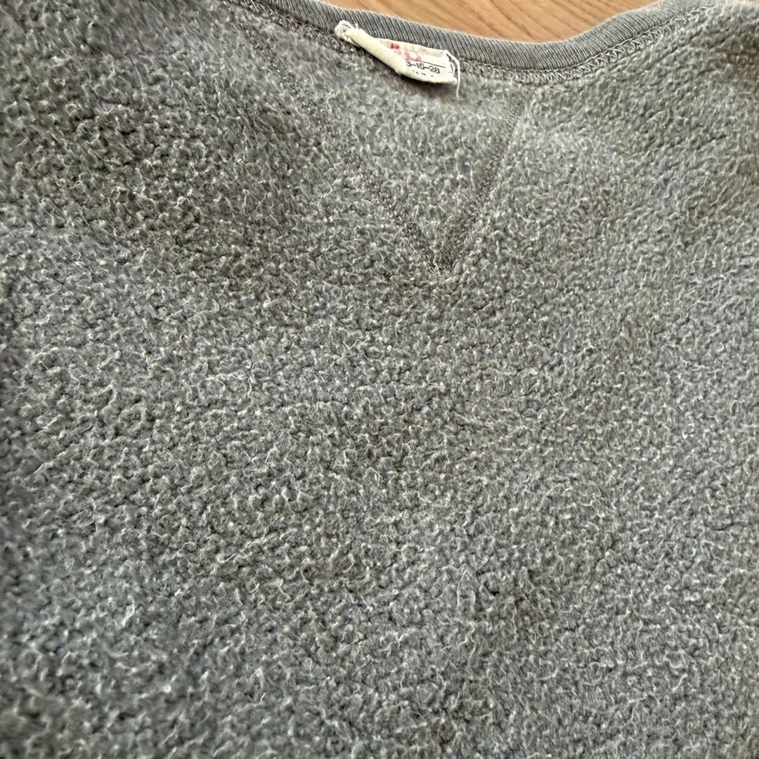 オ*ア様 希少 50s はめ込み両V ヴィンテージスウェット XL相当 スミクロ