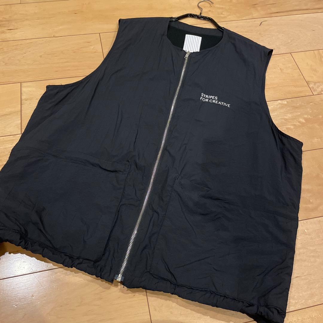 デ*ア様 S.F.C STITCHED ZIP VEST 黒【SFCSS25J0