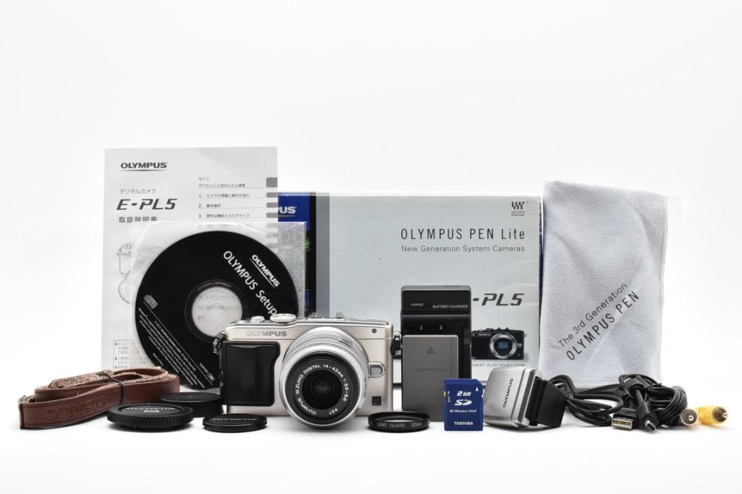 オリンパス　OLYMPUS PEN Lite E-PL5 14-42 《元箱付》