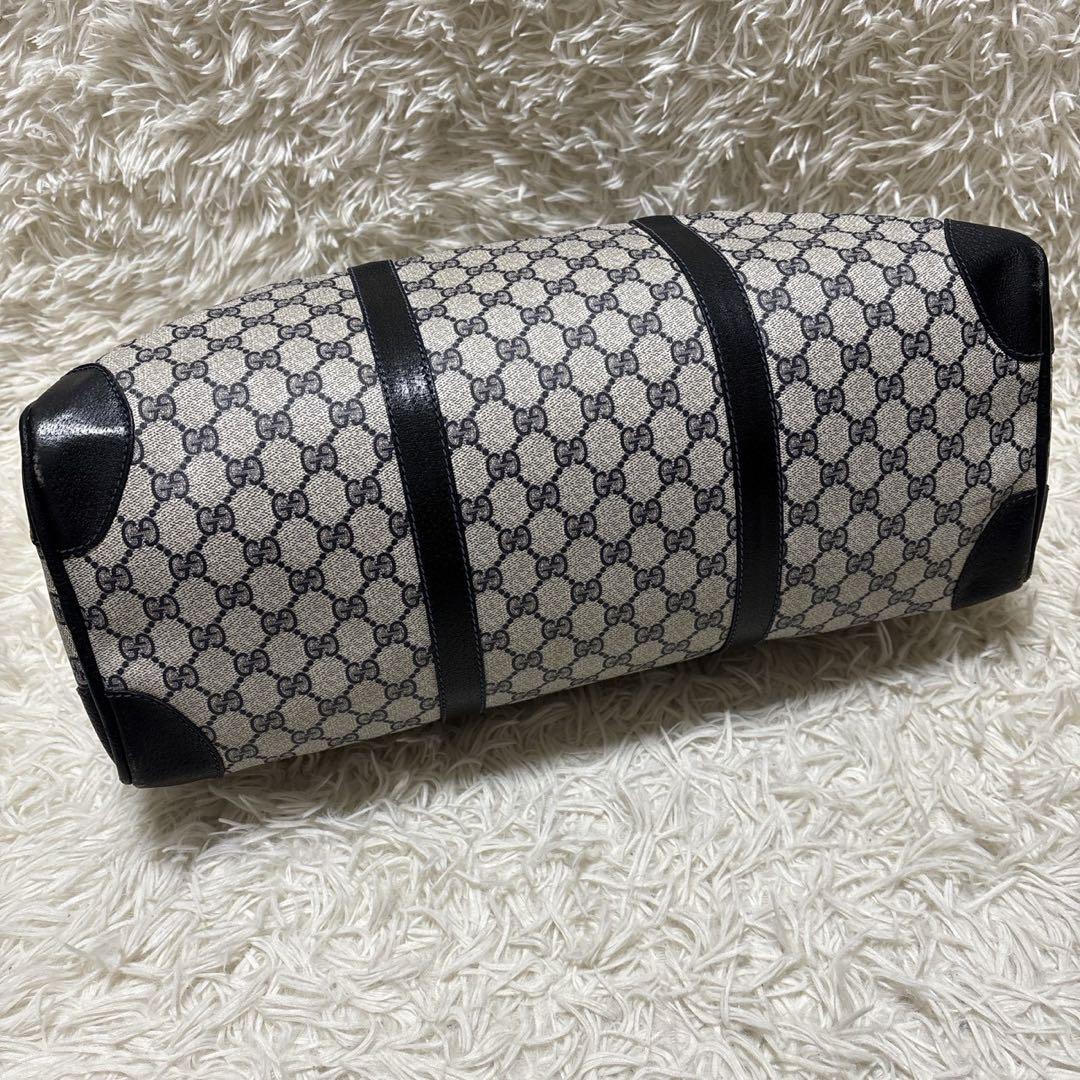 GUCCI オールドグッチ GG PVC ボストンバッグ 大容量