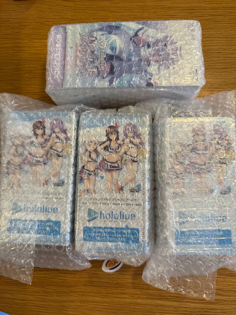 ホロライブ　プレミアムブースター　クインテットスペクトラム　計4BOX