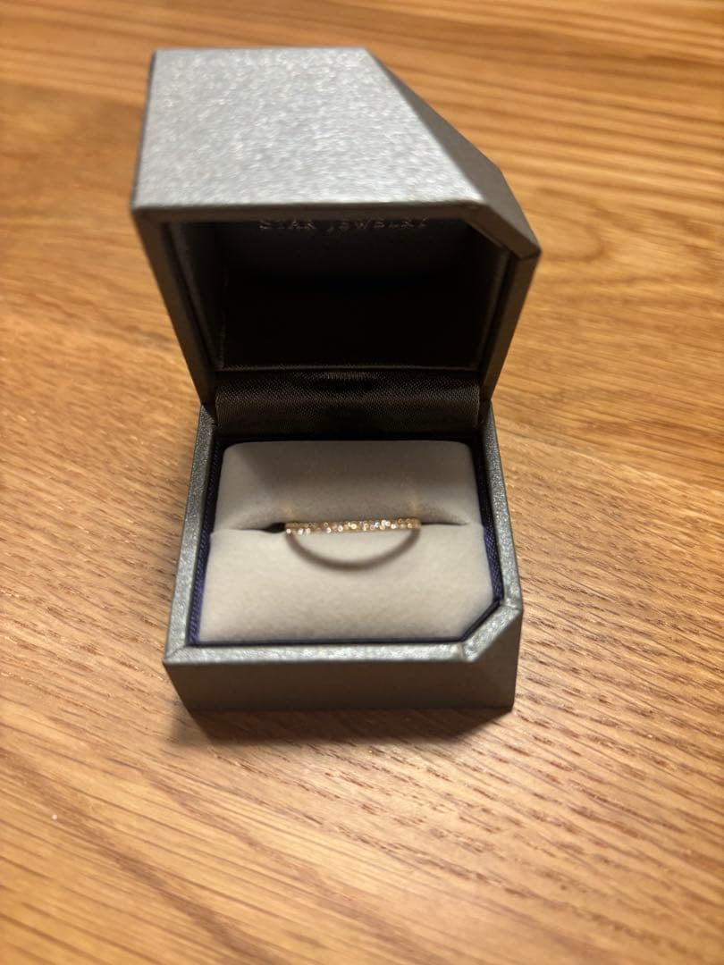 スタージュエリー K18 HALF ETERNITY RING ハーフエタニティ