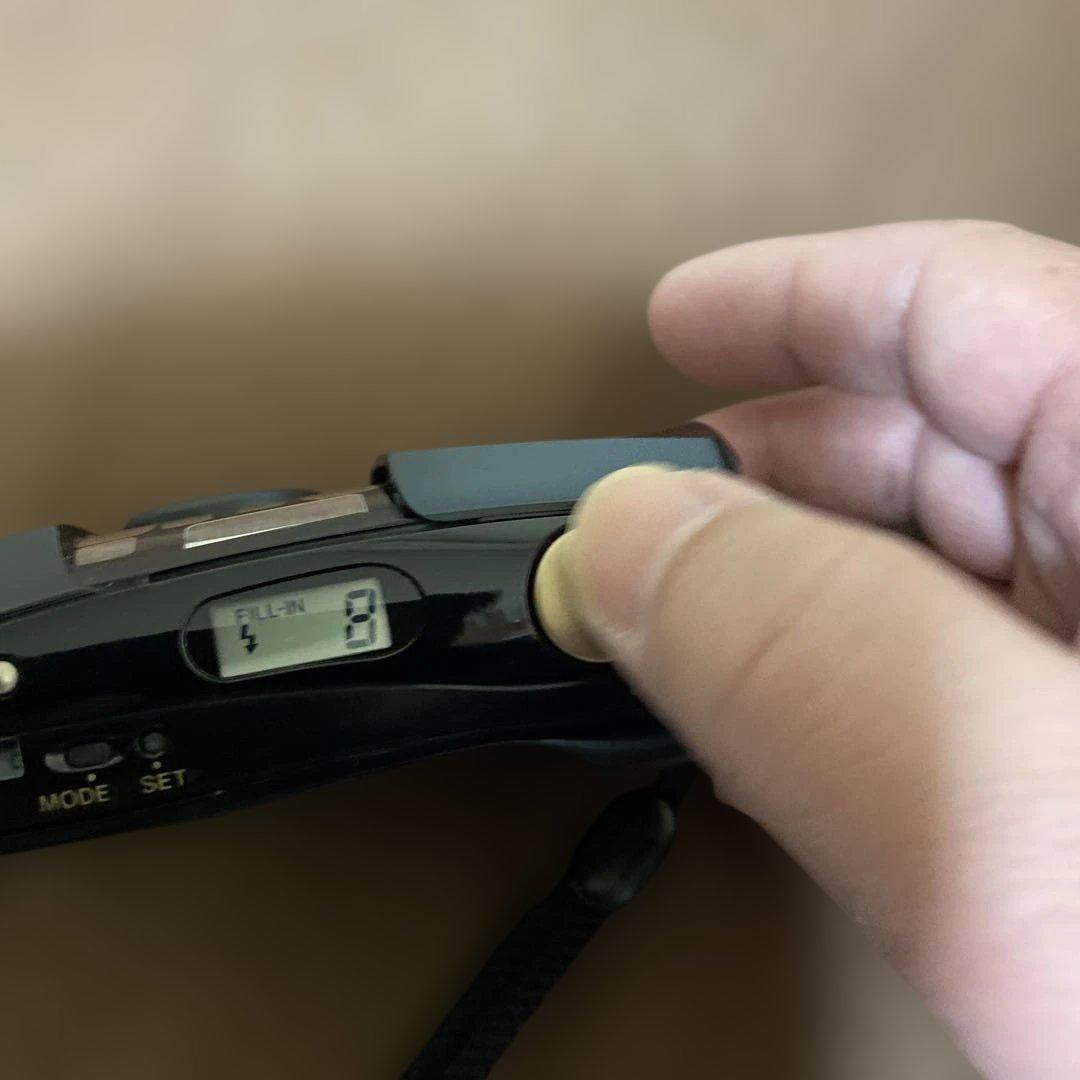 動作品ですがOLYMPUS μ[mju:] ミューPANORAMA ジャンクにて