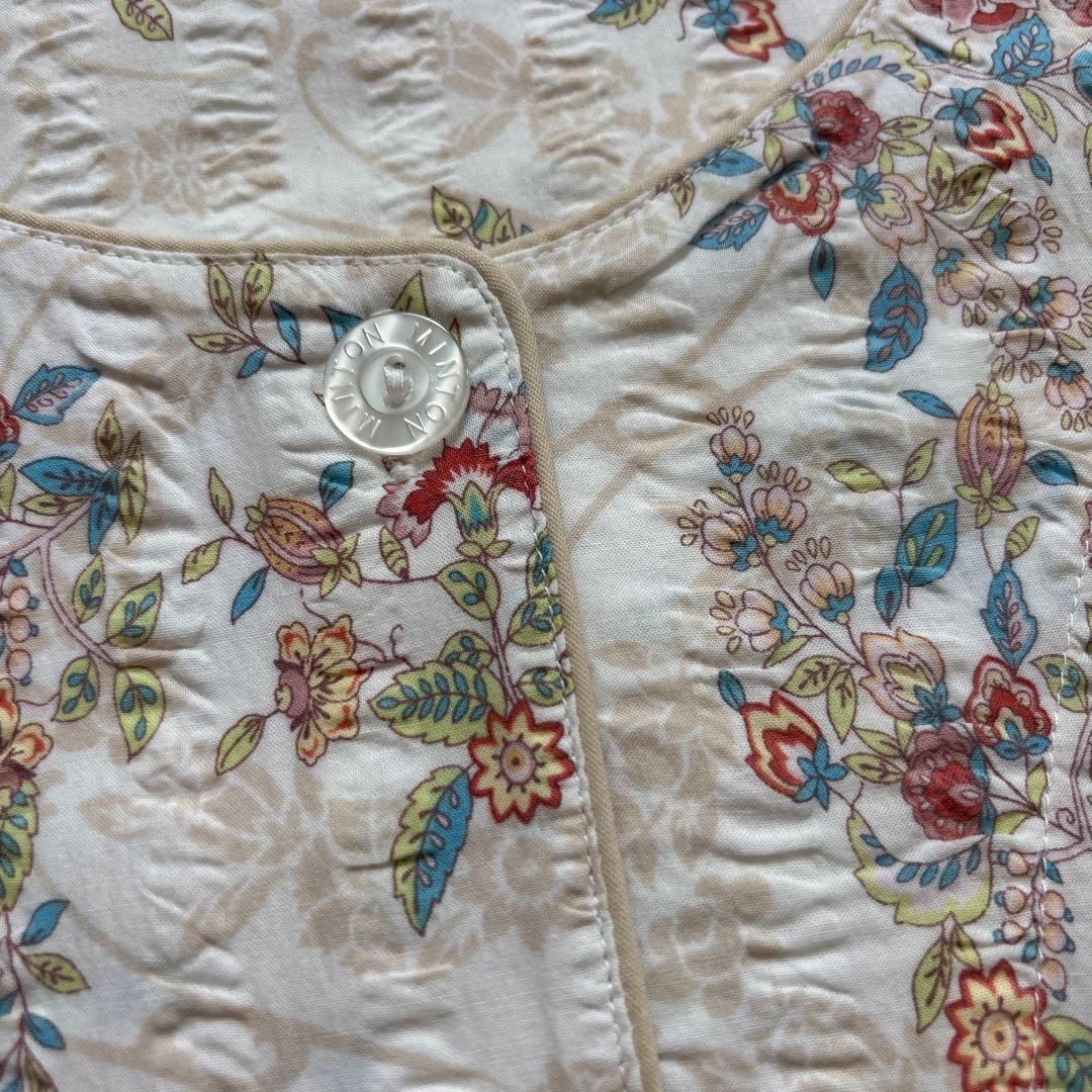 新品　ワコール　MlNTON ミントン　リップル素材綿　綿100%高級パジャマ