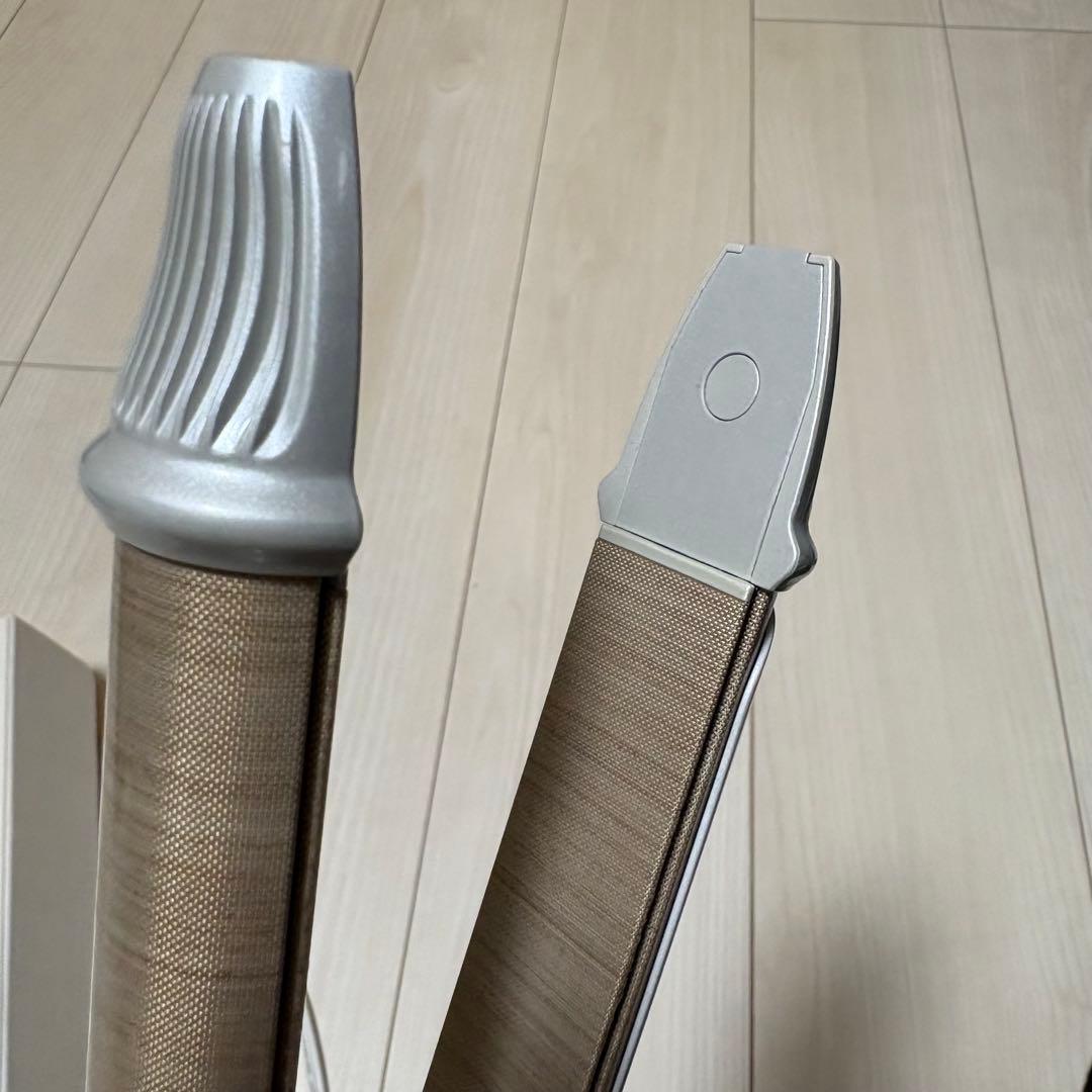 KINUJO 2wayヘアアイロン シルバー/ベージュ