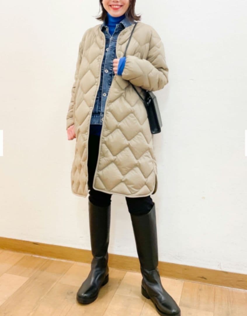 ユニクロ　ウルトラライトダウンリラックスコート　カーキ　3XL