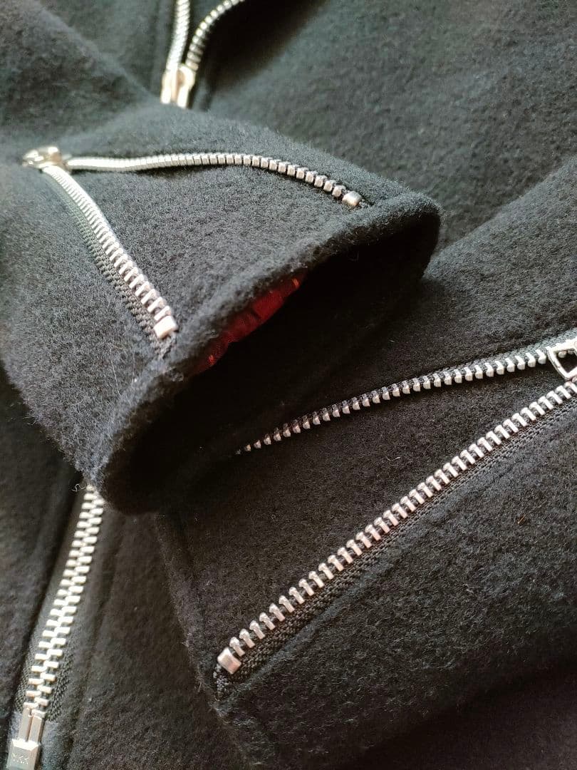 Schott × flaph フェルト ライダースジャケット 36