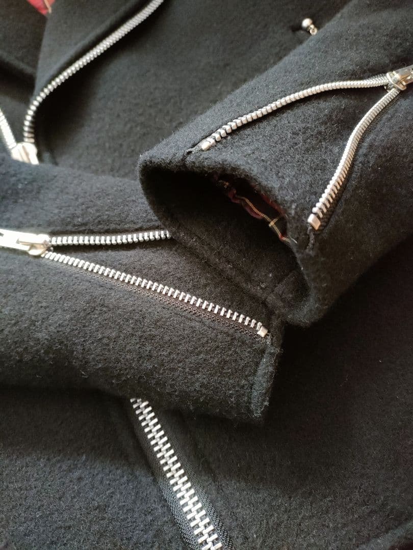 Schott × flaph フェルト ライダースジャケット 36