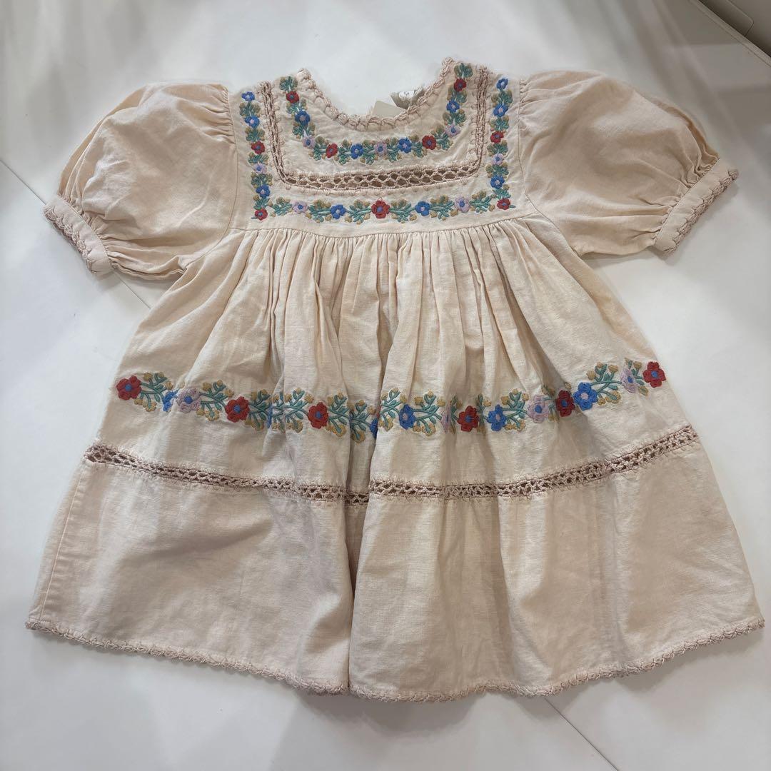 ワンピース Apolina Patsy Dress milk 2-3y