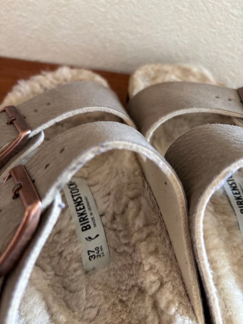 新品・未使用品　Arizona アリゾナ　ボア　中敷サイズ　37 / 24.0