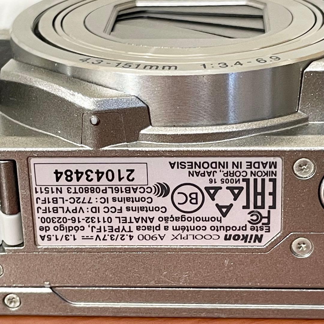 【１か月保証付き】Nikon COOLPIX A900 コンパクトデジタルカメラ