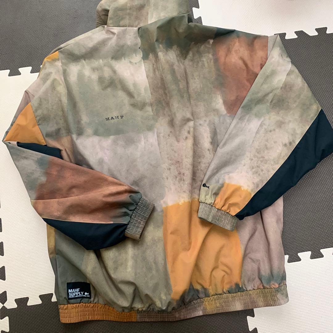 MAHF ブロック柄　ブルゾン　ジャケット　XXL