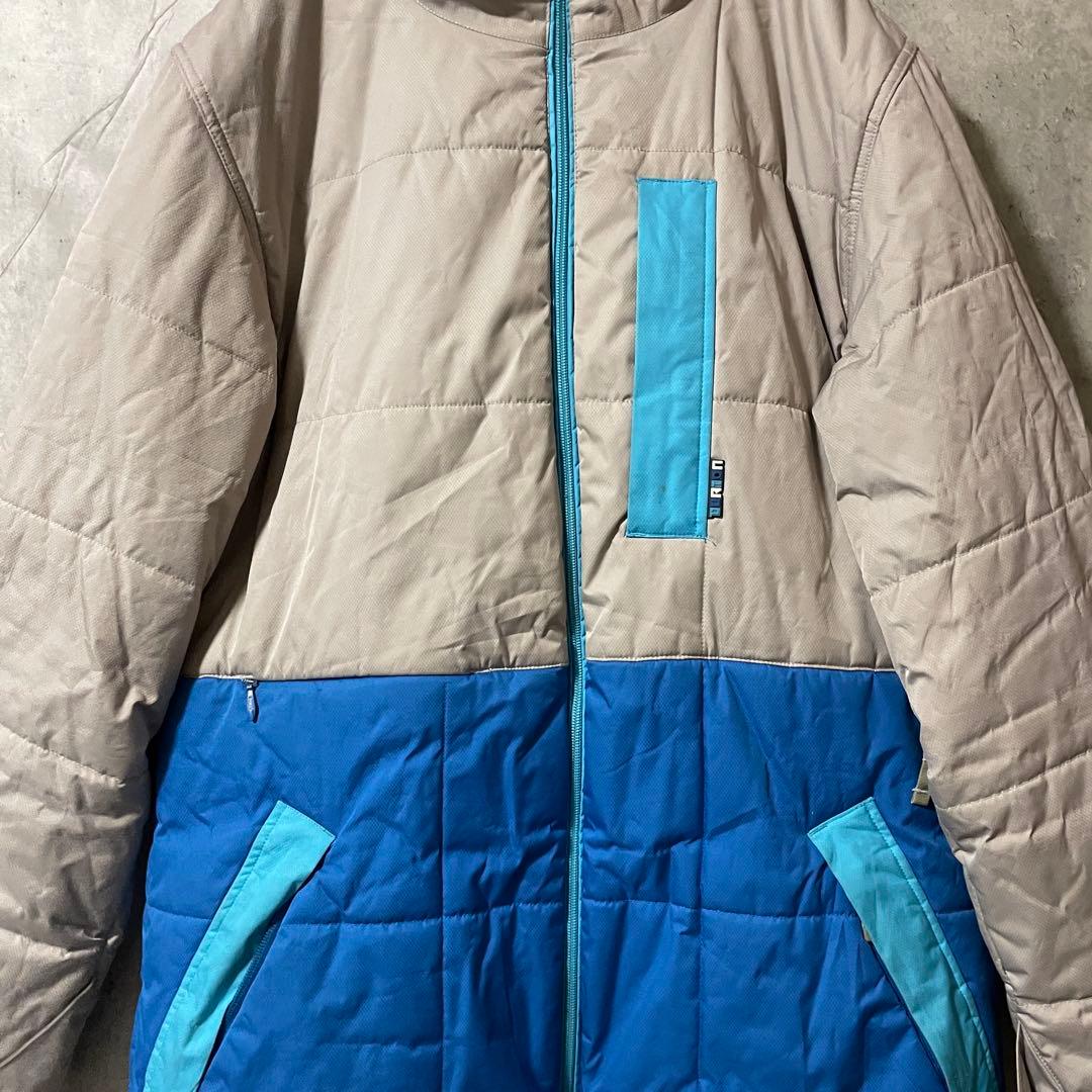 Burtonバートンスキーウェアスノーボードジャケットパーカーフード付灰色グレー