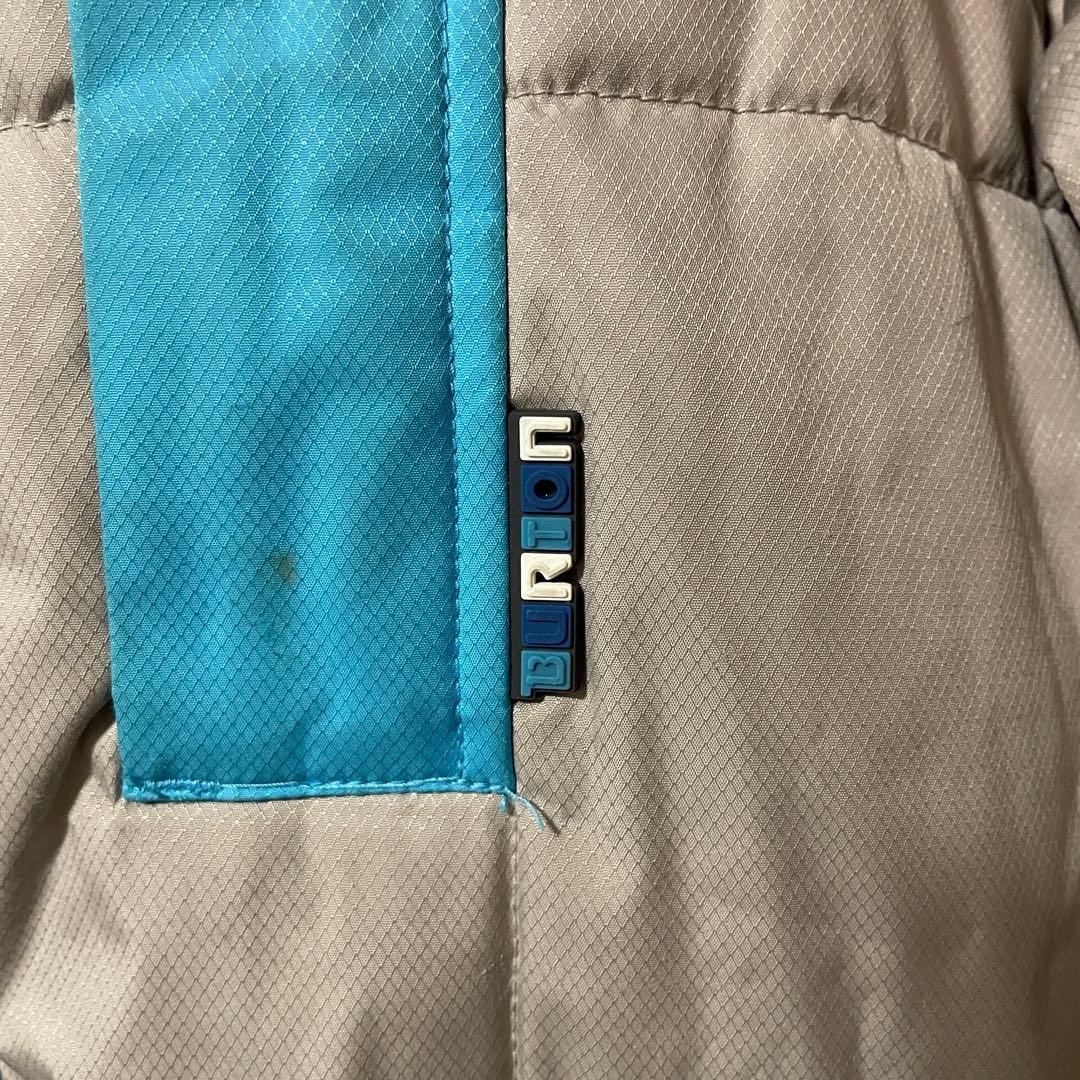 Burtonバートンスキーウェアスノーボードジャケットパーカーフード付灰色グレー