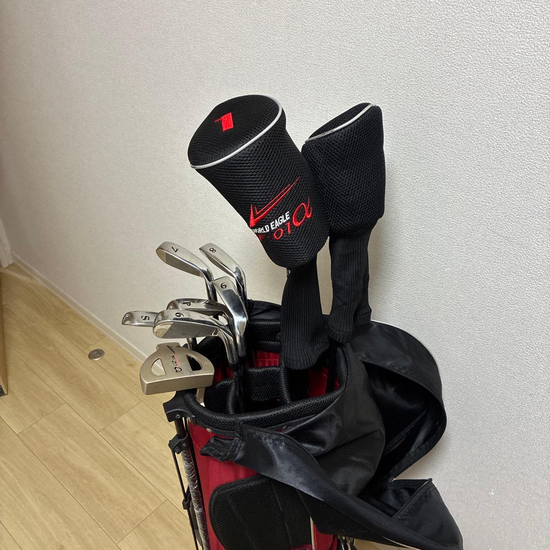 レフティ左利き用　WORLD EAGLE F-01α ゴルフクラブセット　10本