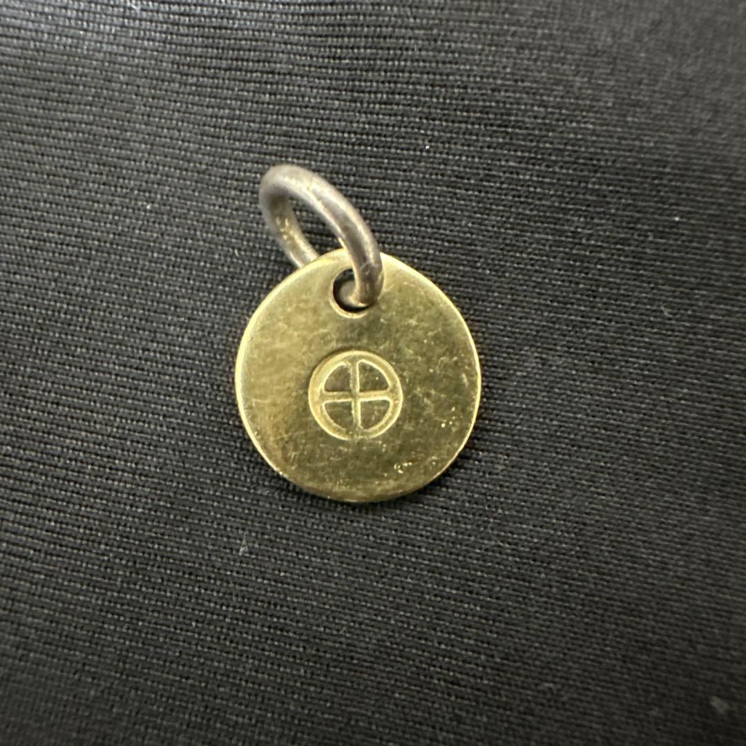 WING ROCK K18 全金 ゴールド タタキメタル ペンダントトップ