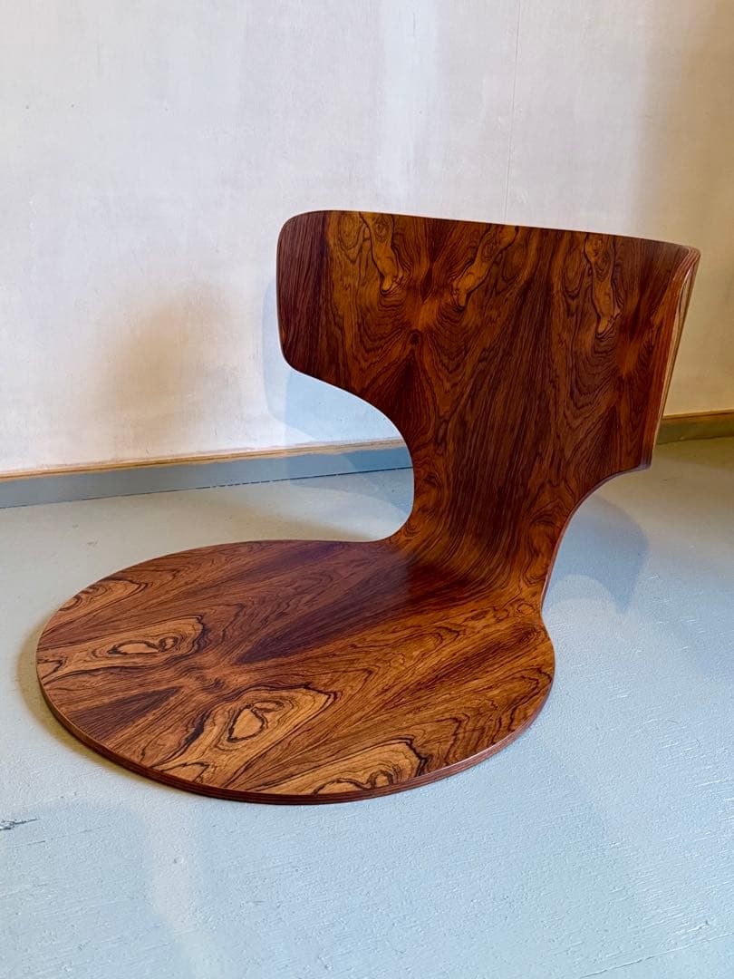 天童木工 剣持勇 ローズウッド カブト 座椅子 ジャパニーズモダン 希少