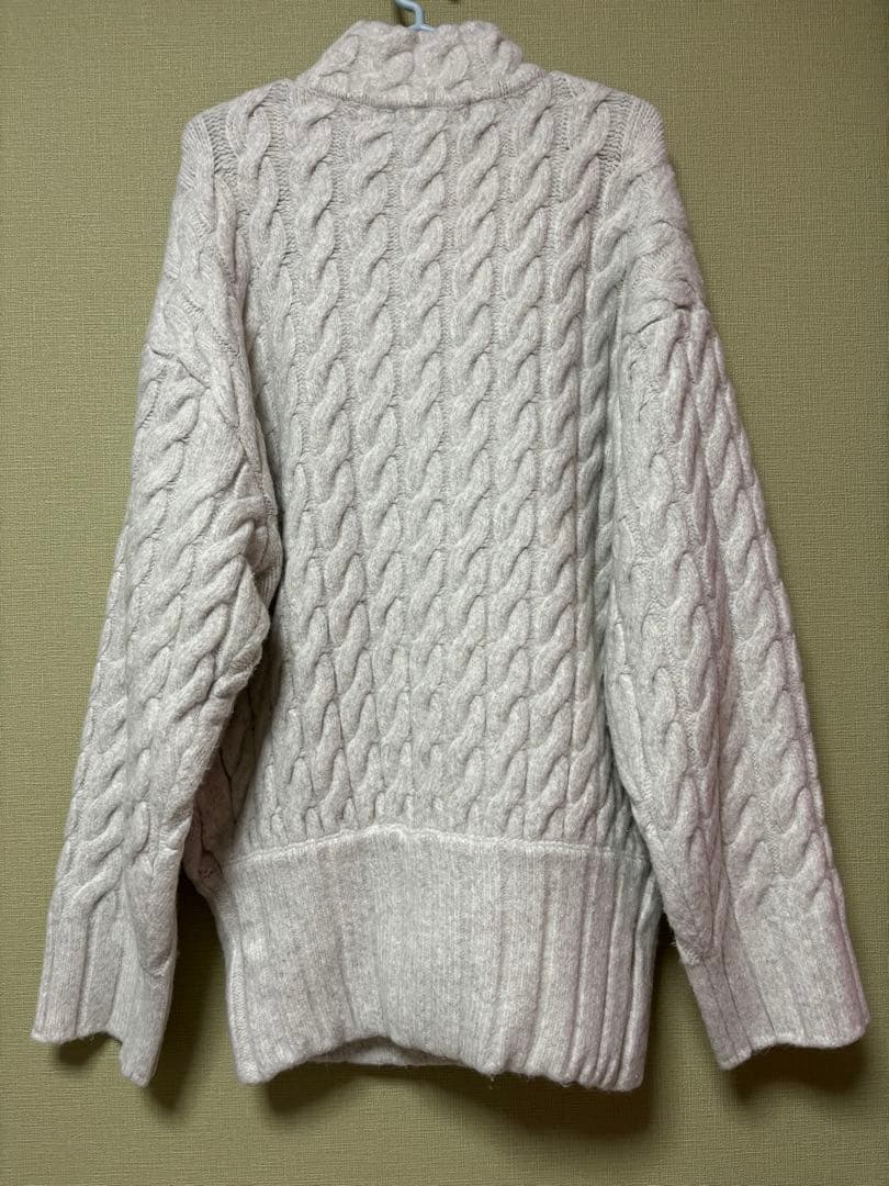 トップス Heart loose knit gray