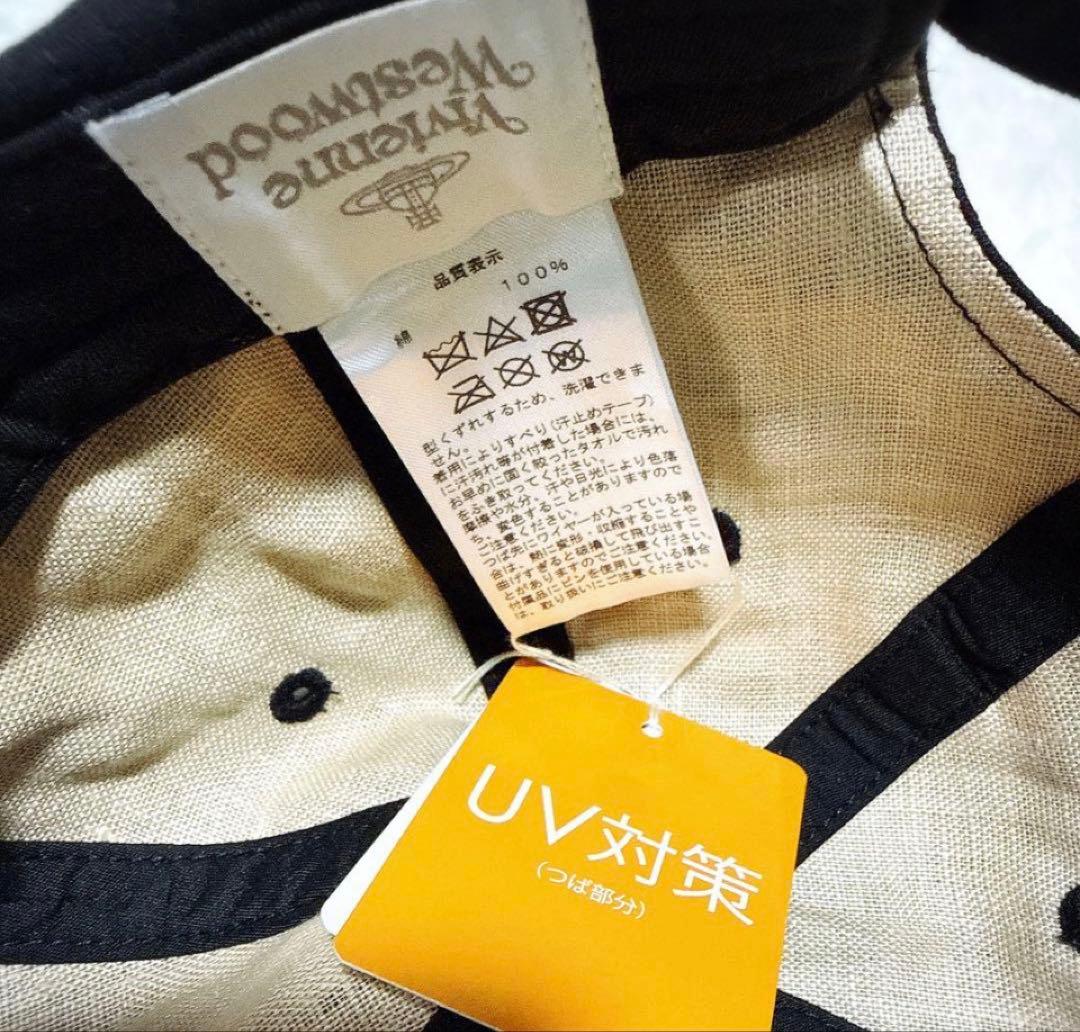 Vivienne Westwood キャップ オーブ刺繍 新品タグ付き 帽子 黒