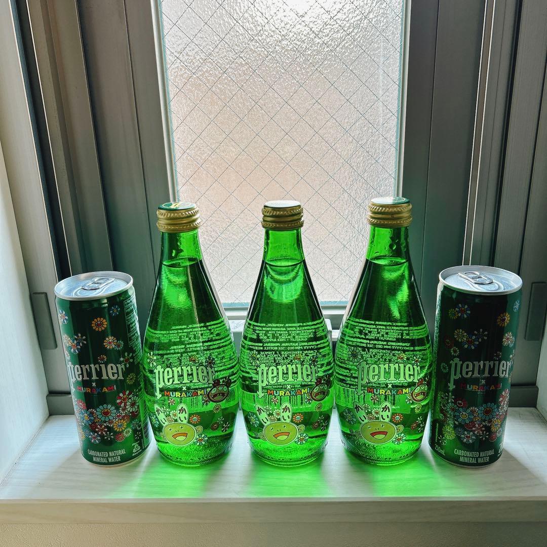 限定　瓶　未開封　ペリエ&村上隆コラボ　Perrier カイカイキキ　8本セット