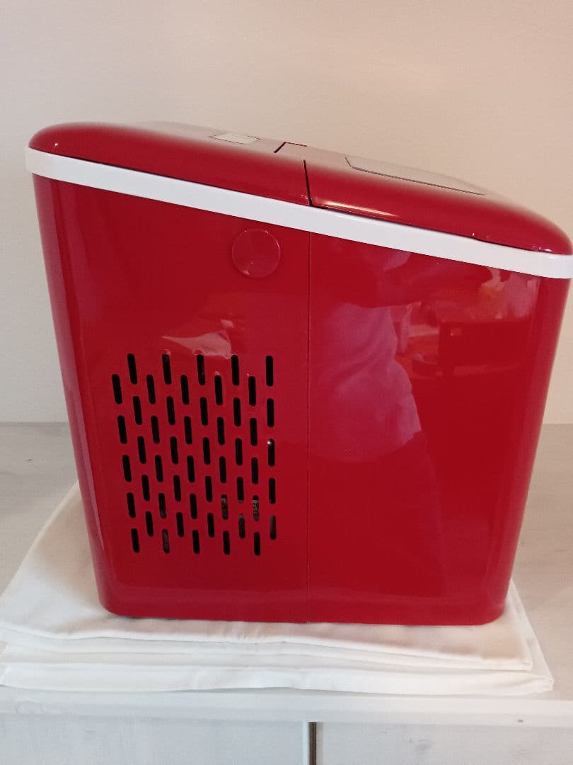 ベルソス 高速製氷機 VS-ICE07 家庭用 レッド