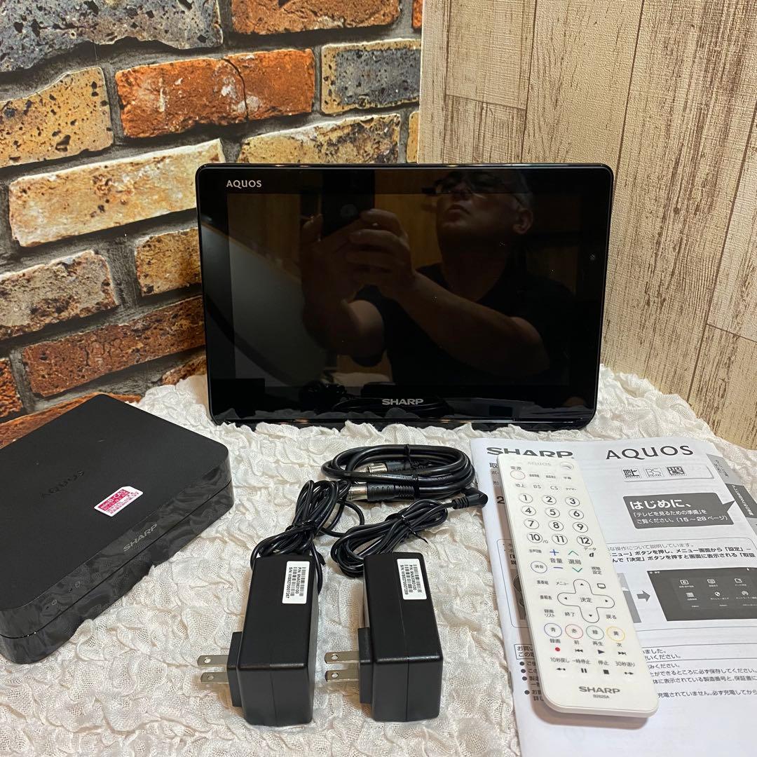 SHARP　AQUOS　2T-C12AF　ポータブルテレビ　ブラック　18年製