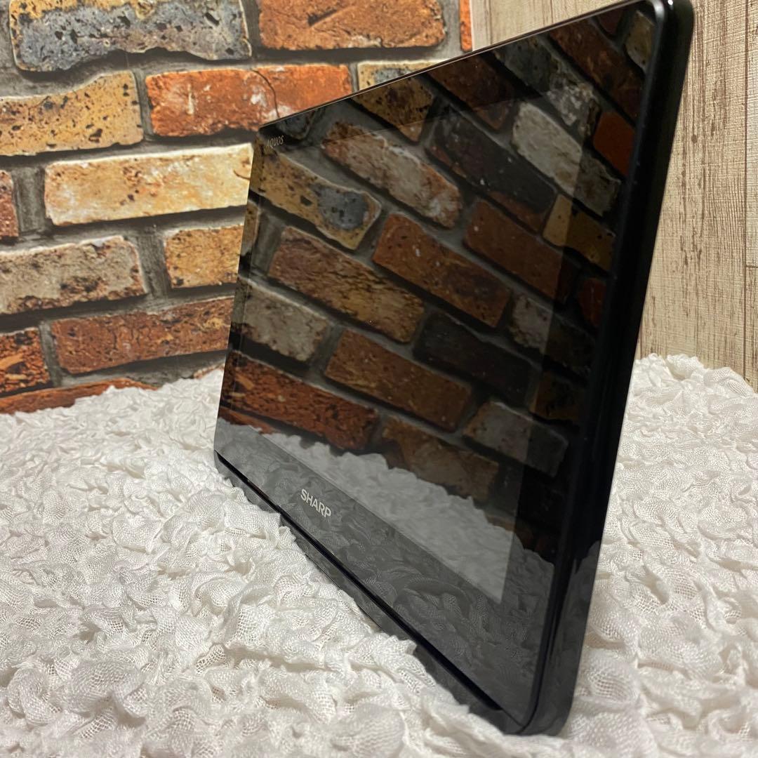 SHARP　AQUOS　2T-C12AF　ポータブルテレビ　ブラック　18年製