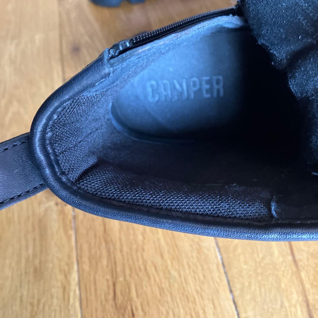 カンペール　40 25 美品　ハイカットブーツ　サイドジップ