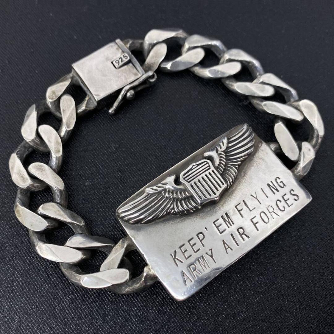 アクセサリー BUZZ RICKSON'S AVIATOR SILVER BRACELET