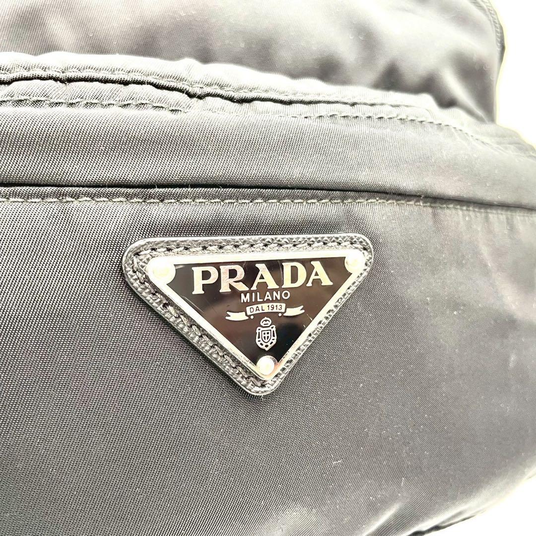 RFID認証⭐︎プラダ ボディバッグ 2VH038 ブラック ナイロン