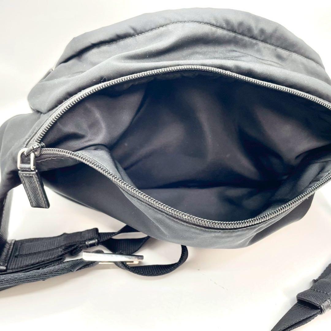 RFID認証⭐︎プラダ ボディバッグ 2VH038 ブラック ナイロン