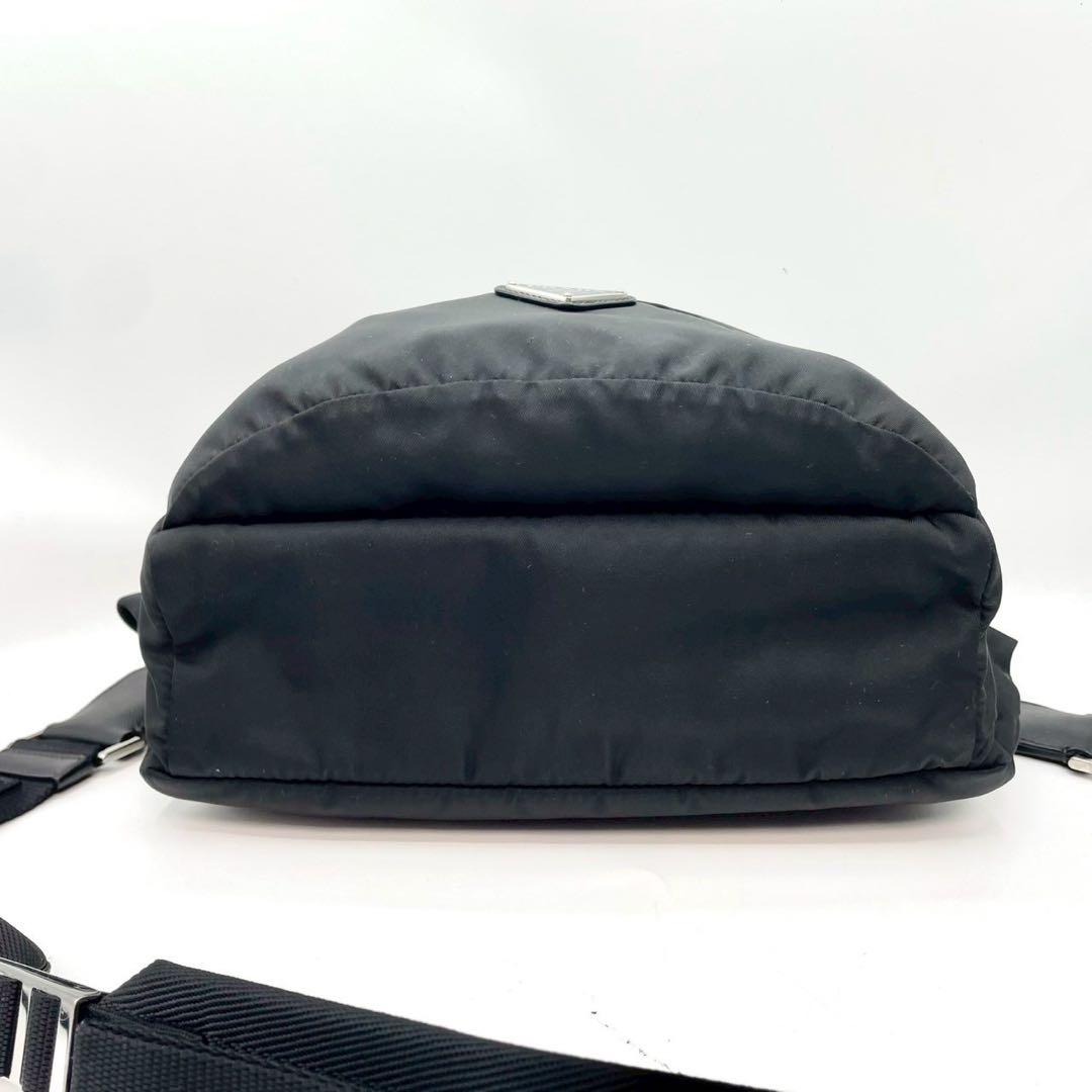 RFID認証⭐︎プラダ ボディバッグ 2VH038 ブラック ナイロン