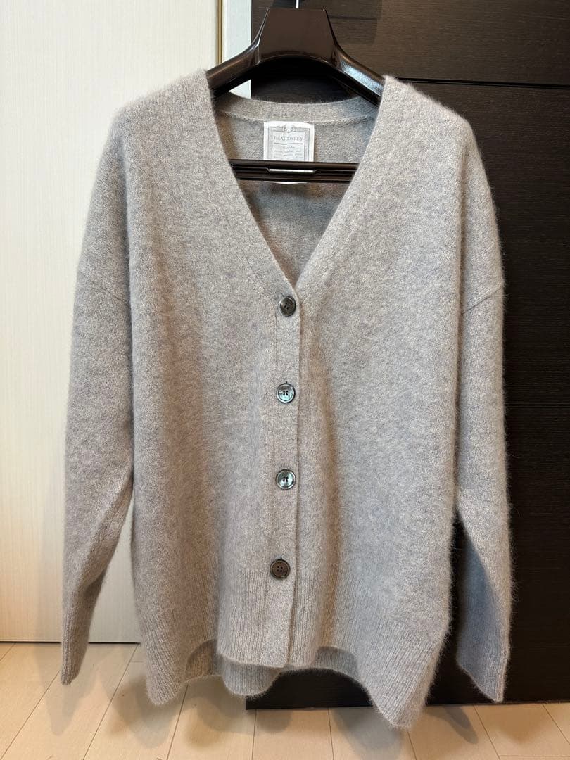 BEARDSLEY FOXウールカーディガン