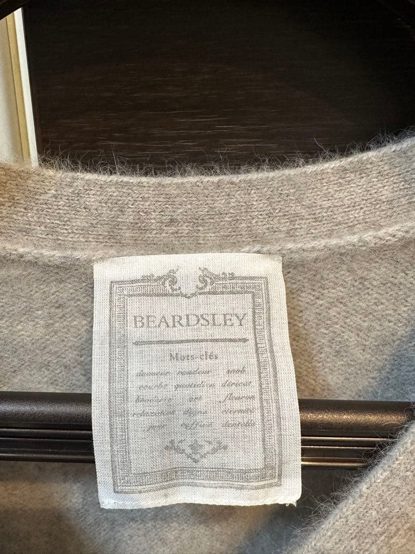 BEARDSLEY FOXウールカーディガン