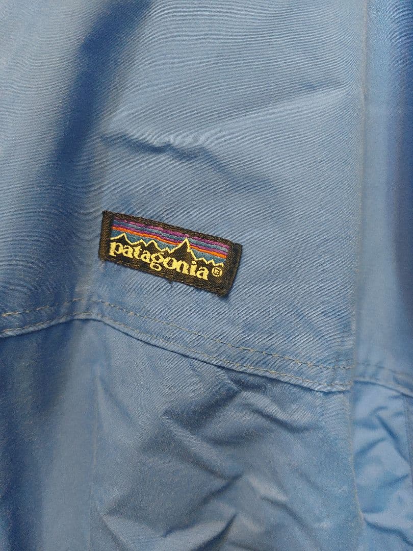80～90s patagonia　シェルドシンチラ　ブルー　古着