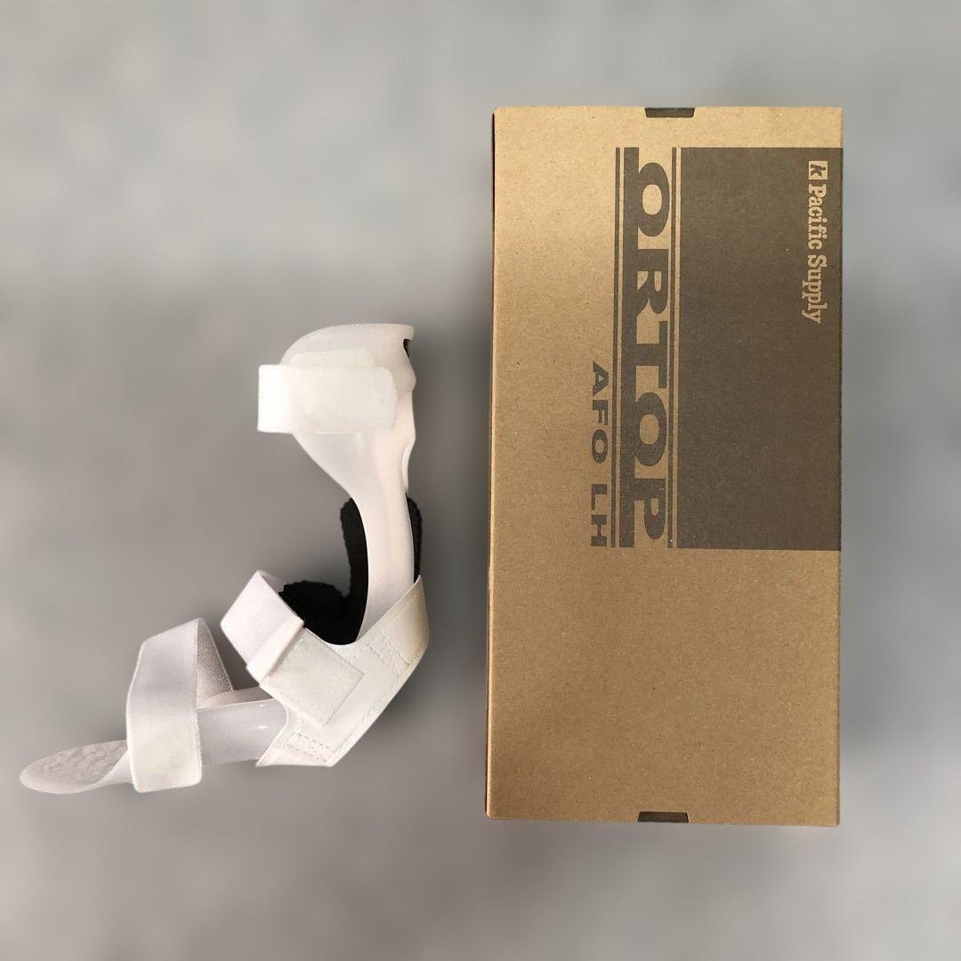 短下肢装具 オルトップ ORTOP AFO LH 右足L 保護パッド付き