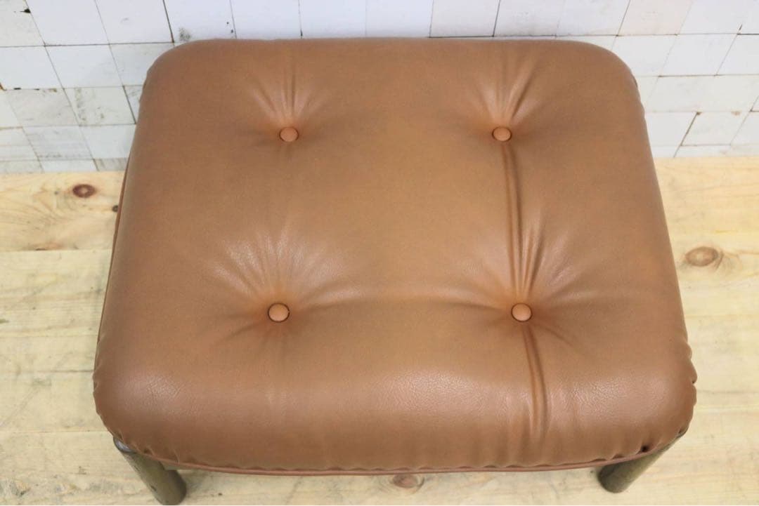 GMIO43◯maruni / 孔雀マルニ オットマン フットスツール 足置き