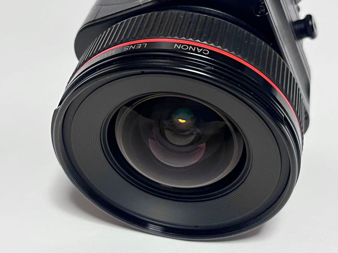 CANON TS-E 24mm f3.5 L キヤノン フード付　シフトレンズ