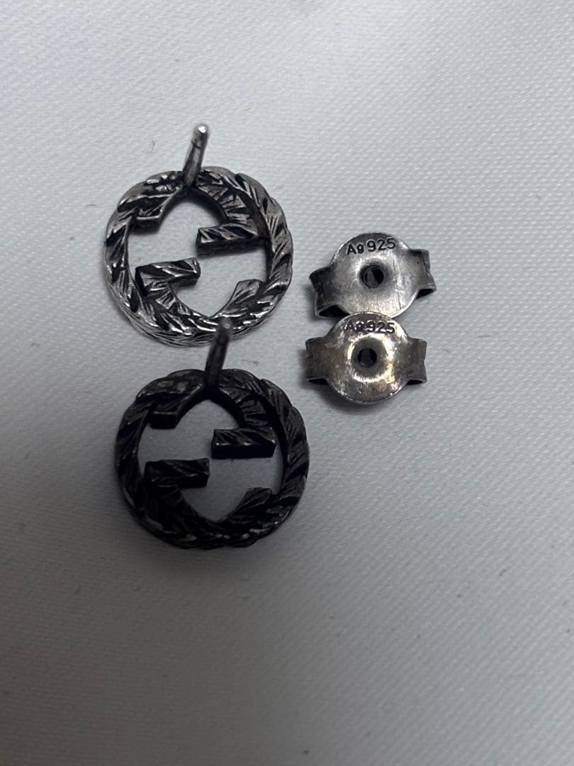 GUCCI ピアス グッチ メンズピアス シルバーピアス