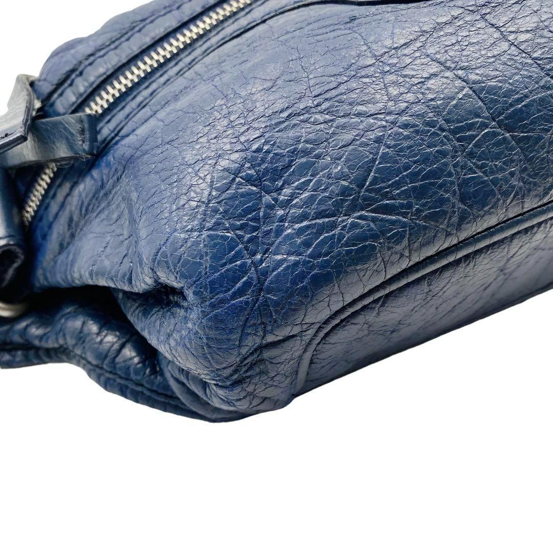 専用 希少 BALENCIAGA ブルー メンズ ボディバッグ 8248.