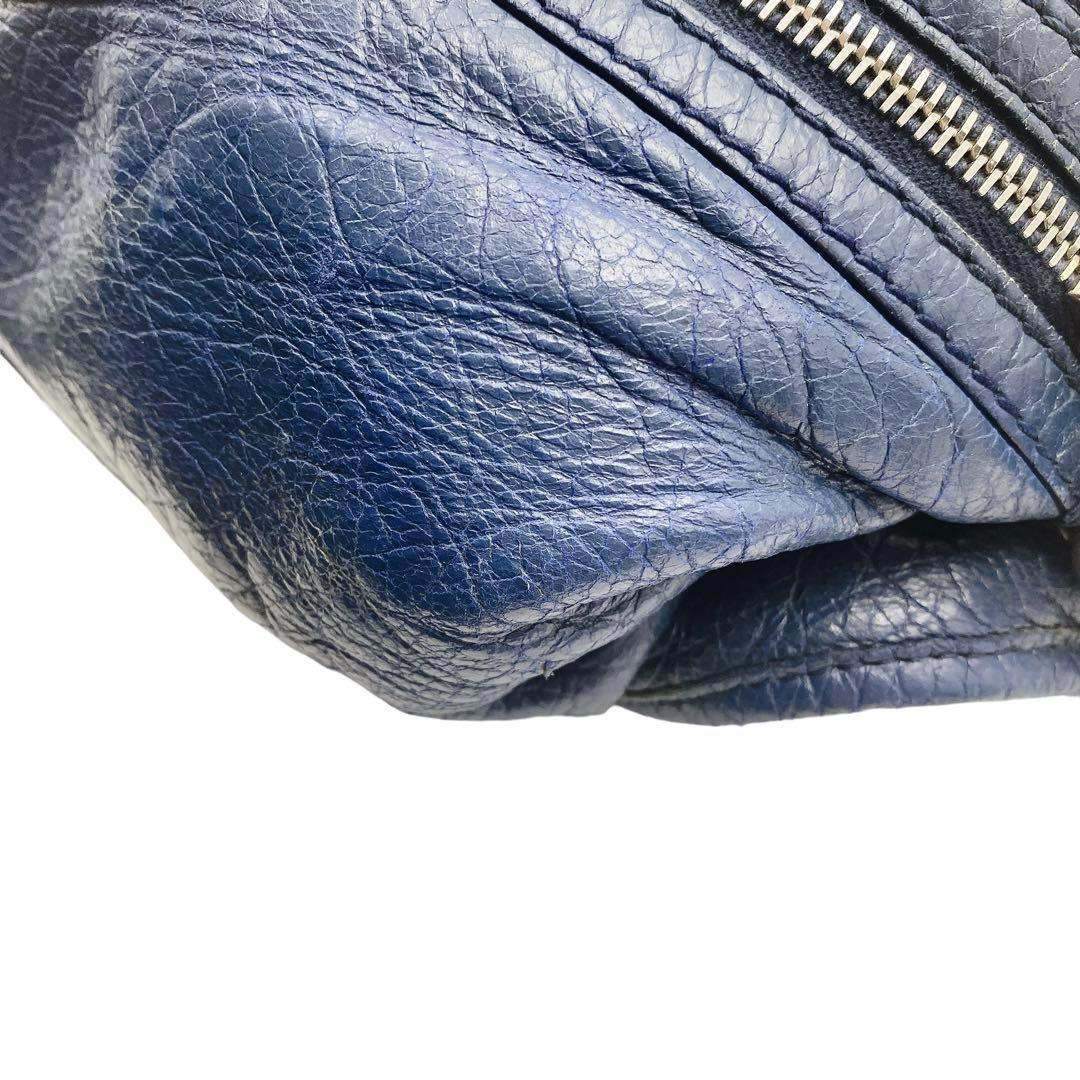 専用 希少 BALENCIAGA ブルー メンズ ボディバッグ 8248.