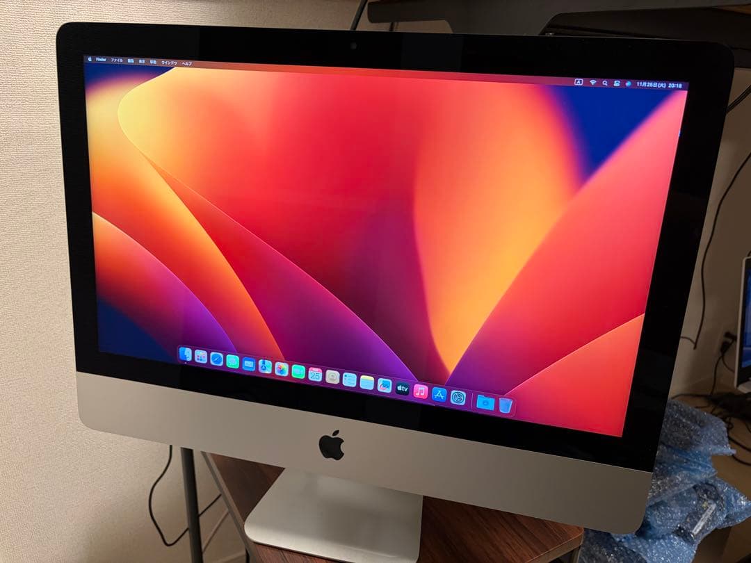 iMac 21.5インチ 4K 2017 i5/8GB/1TB