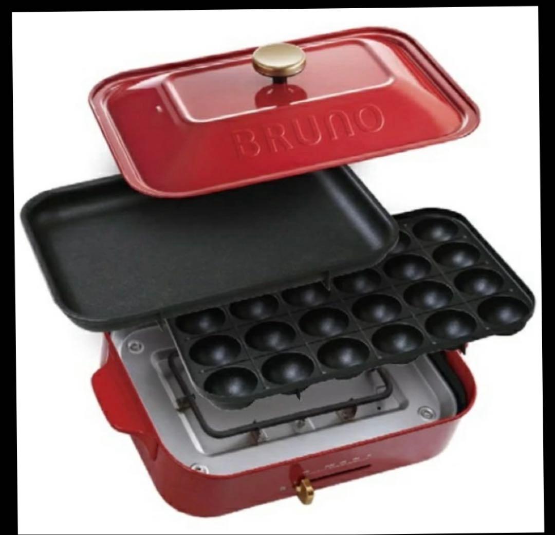 【土日限定お値下げ】BRUNO コンパクトホットプレート&セラミックコート鍋