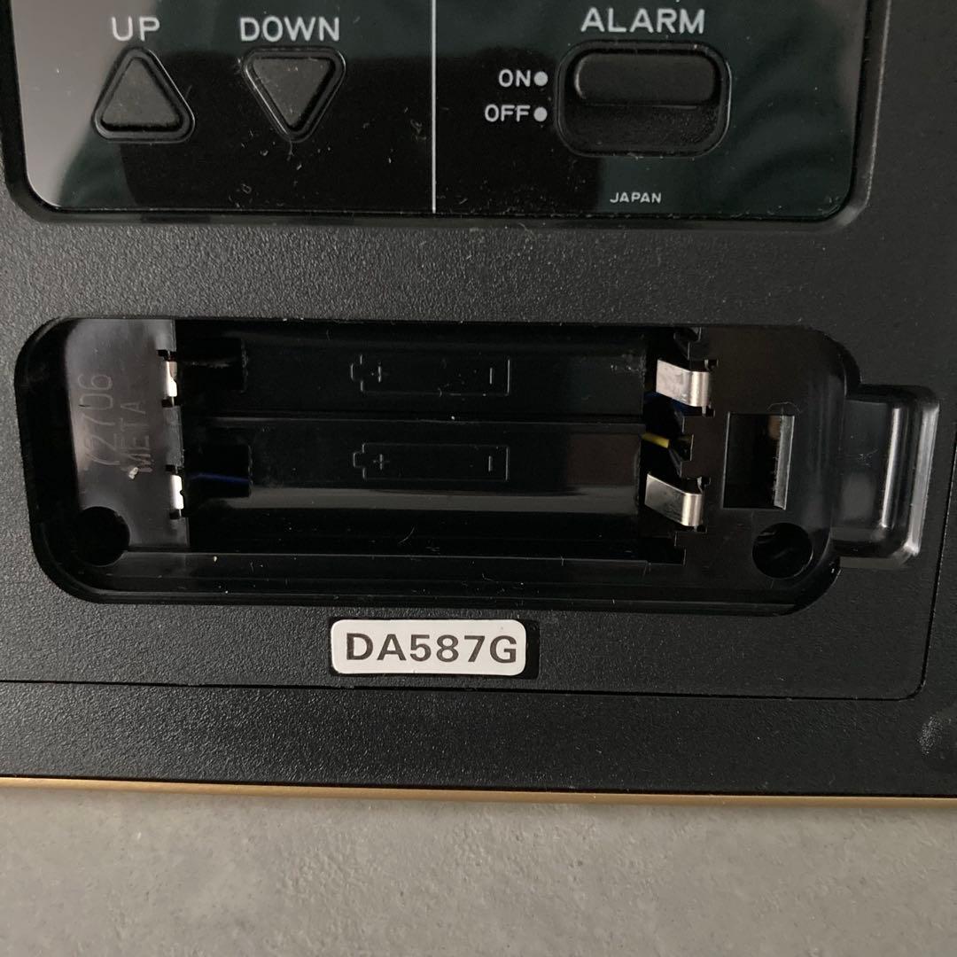 【未使用】SEIKO セイコー ピラミッドトーク クオーツクロックDA587G