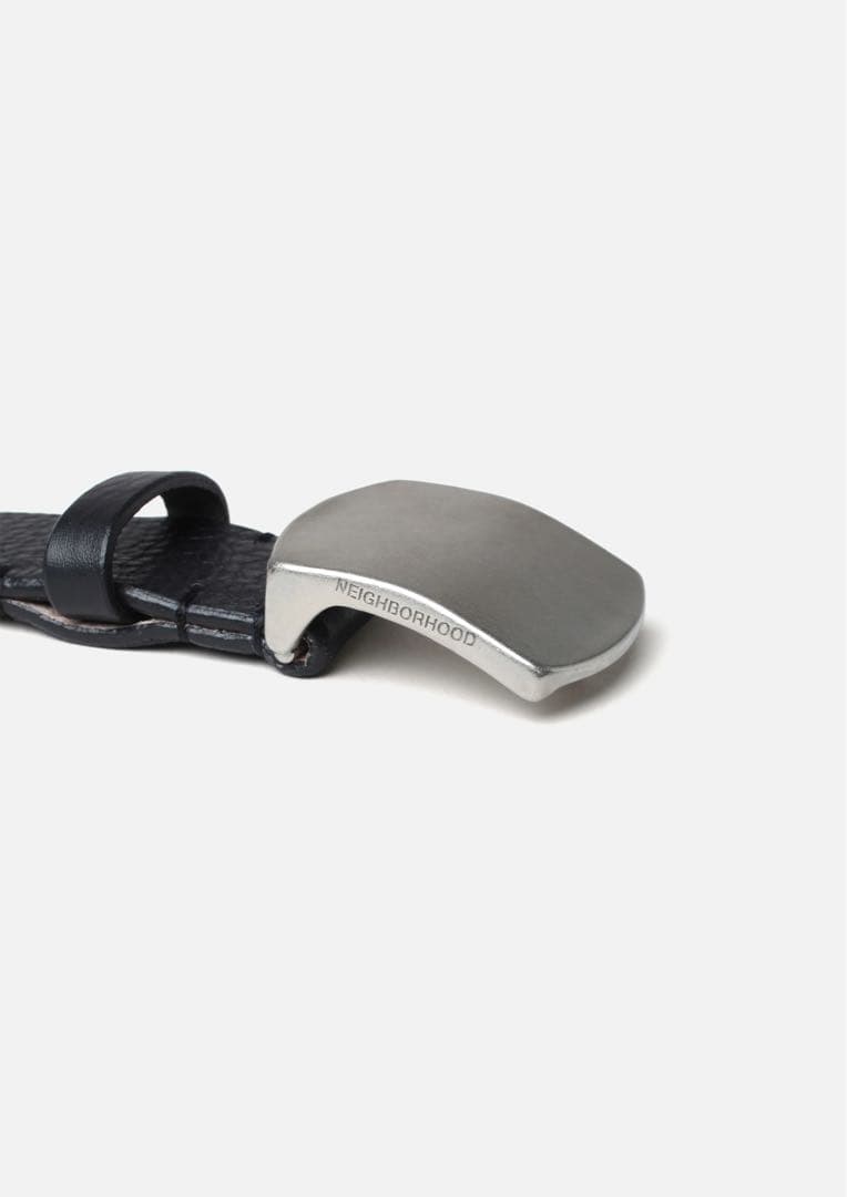 完売品 NEIGHBORHOOD LEATHER BELT WIDE ブラックM