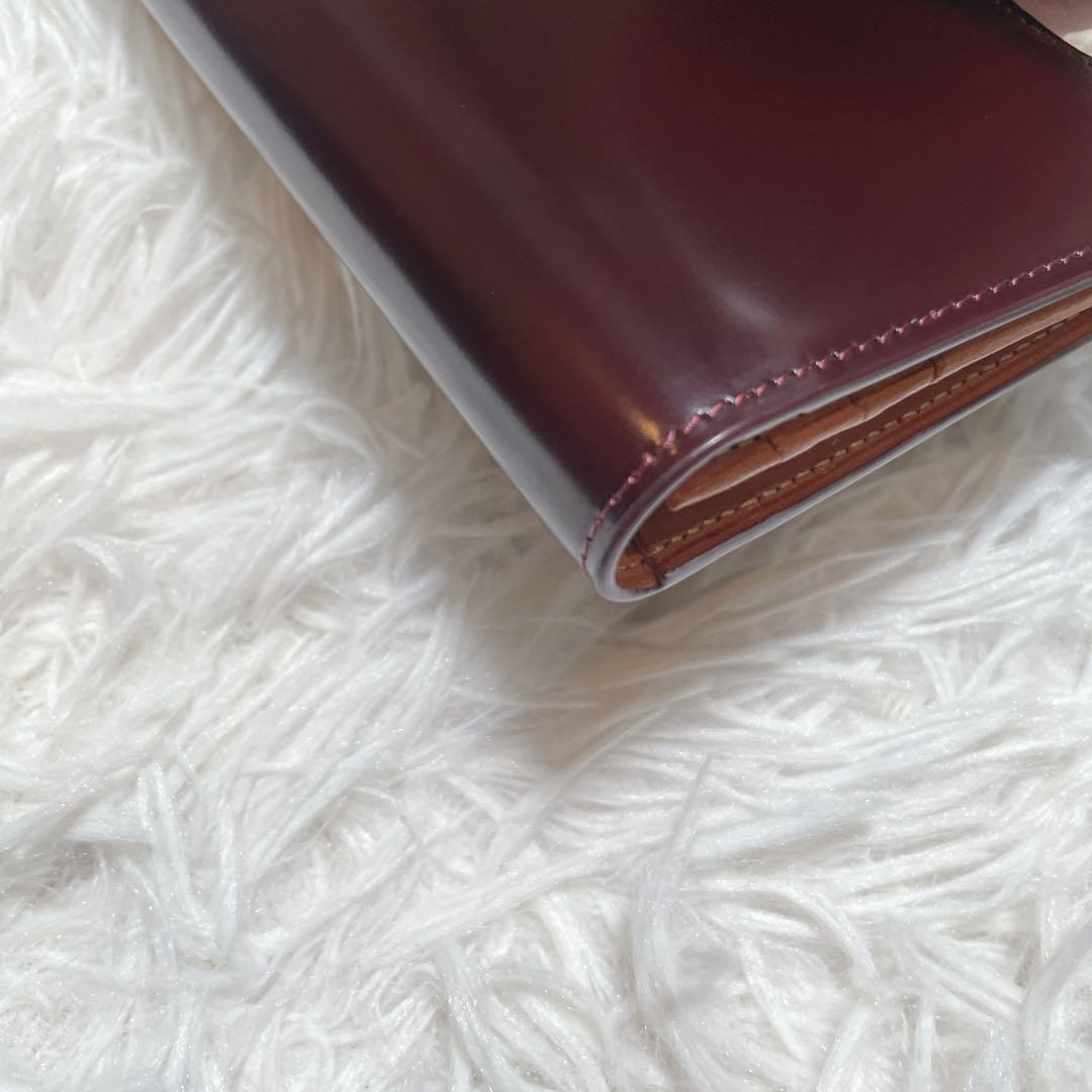 新品　未使用　フライングホース　コードバン　ブラウン　馬革　長財布　ロング