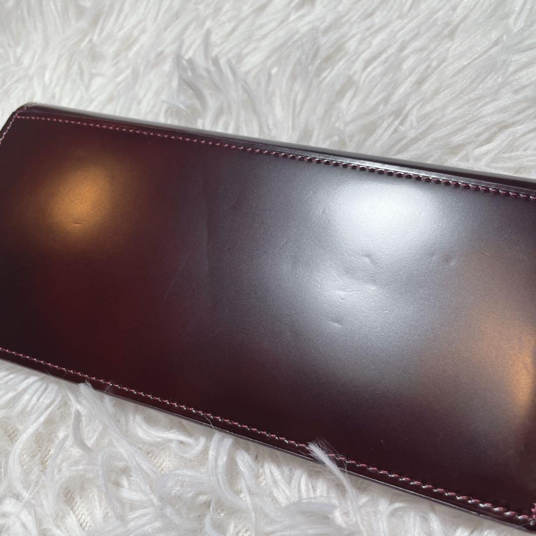 新品　未使用　フライングホース　コードバン　ブラウン　馬革　長財布　ロング