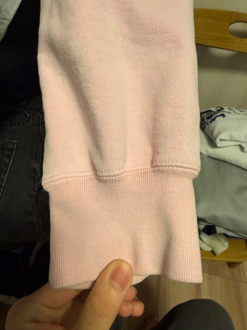 トップス Supreme Satin Applique parker pink